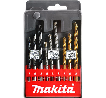 Makita 9-delige Borenset D-08660