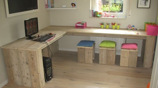 Hedendaags Steigerhouten bureau maken - Tresna.nl BK-88