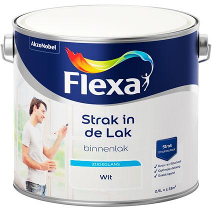 Flexa Strak In De Lak Zijdeglans Wit 2,5L