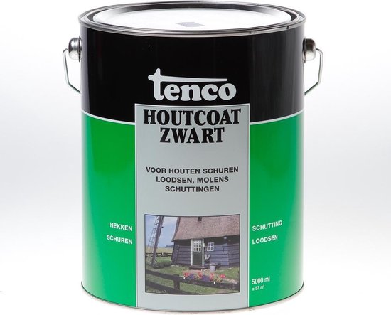 Tenco Houtcoating Zwart