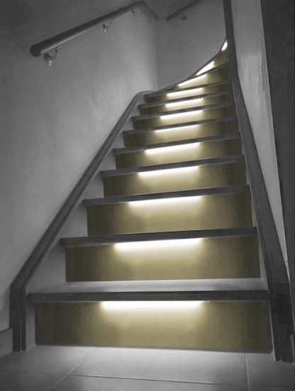 Trapverlichting zelf maken