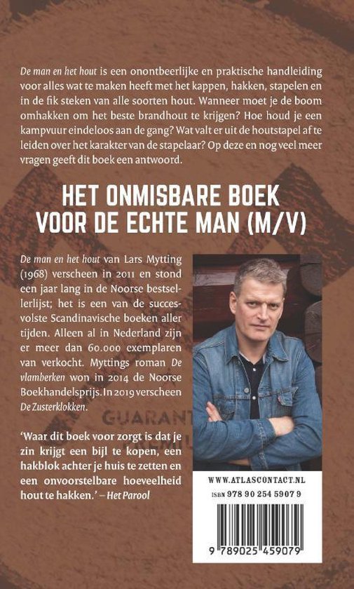 Achterzijde De man en het hout Achterzijde De man en het hout