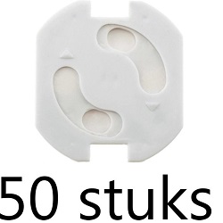 GS stopcontactbeschermers 50 stuks