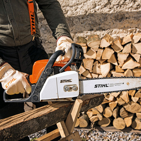 Ergonomie Stihl kettingzaag