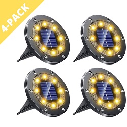 Q-Mate 4 x LED Solar Grondspots