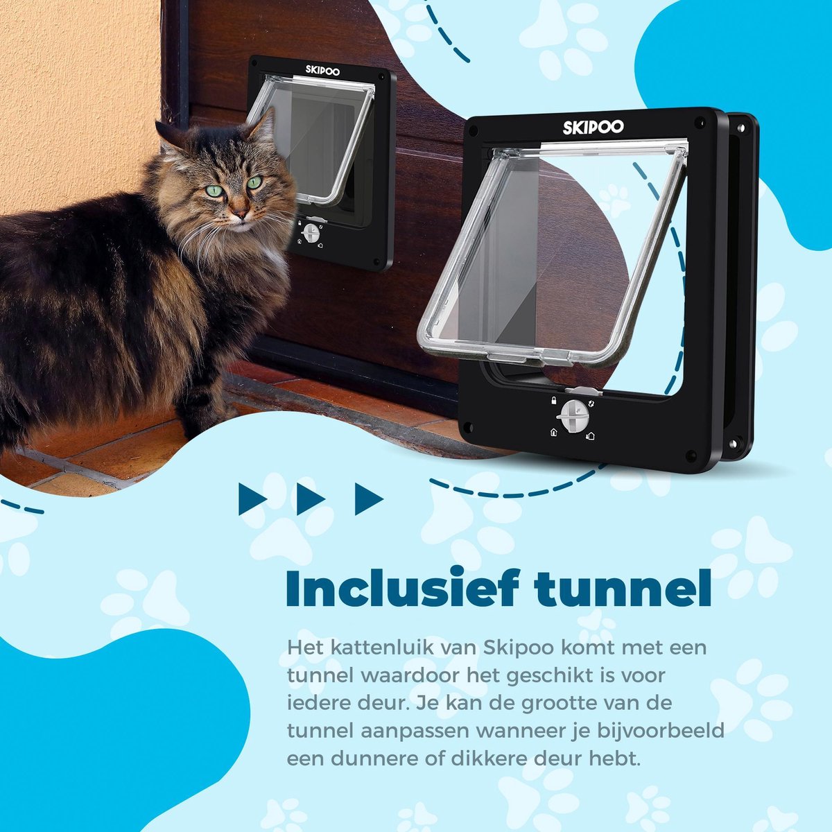 Skipoo Kattenluik met Tunnel beste