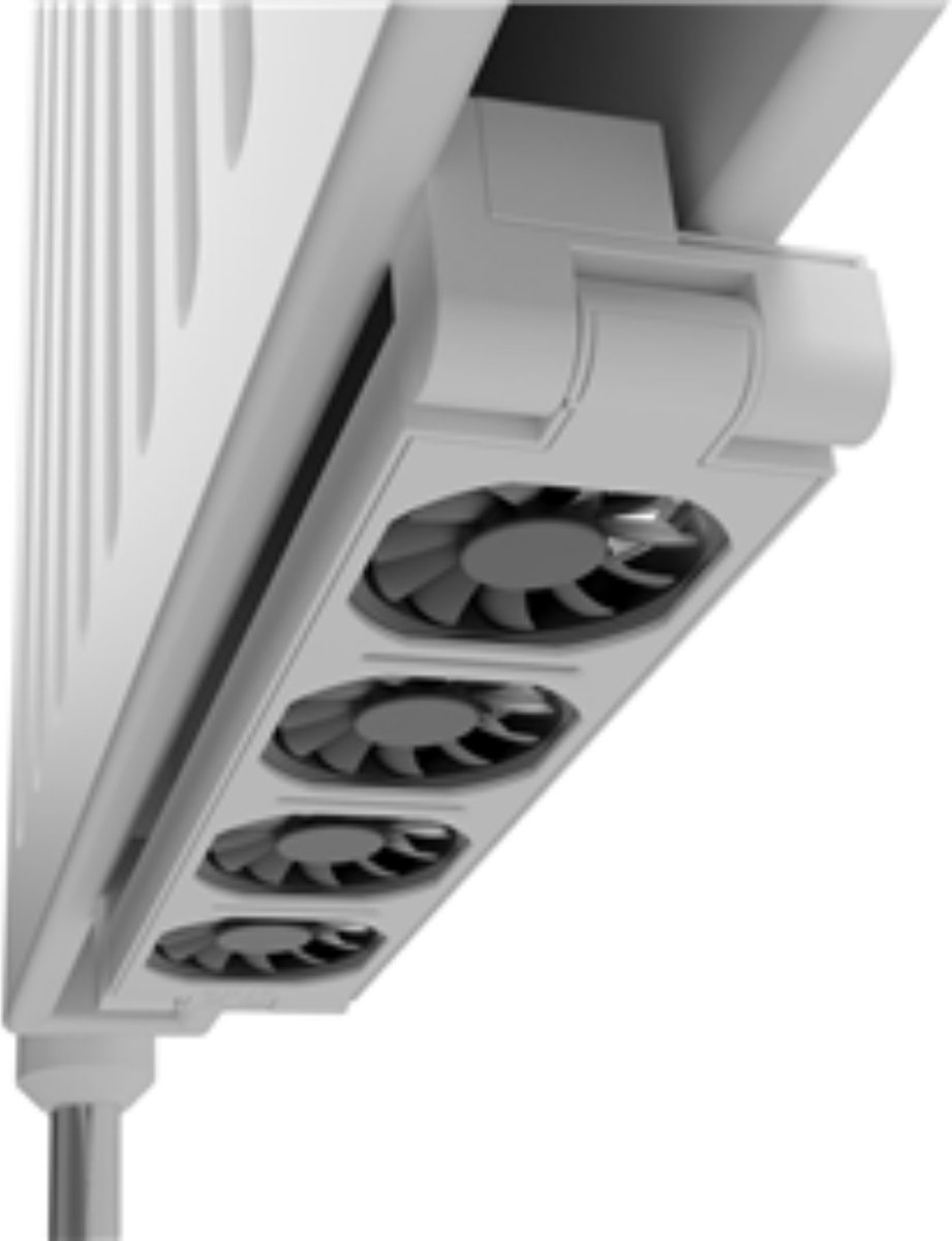 Kleur radiatorventilator