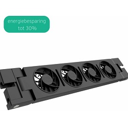 Practics Radiator Ventilator Zwart