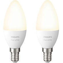 Philips Hue Filamentlamp White kaarslamp E14 Duo pack