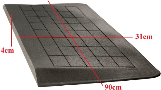 Roege Rubber drempelhulp 4 cm