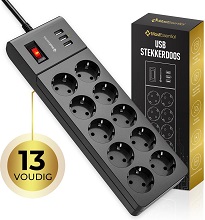 MostEssential Premium 13-Voudige Stekkerdoos