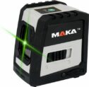 MAKA Kruislijnlaser op accu - Groen