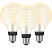 Philips Hue Filamentlamp White Ambiance Globe E27 3-pack